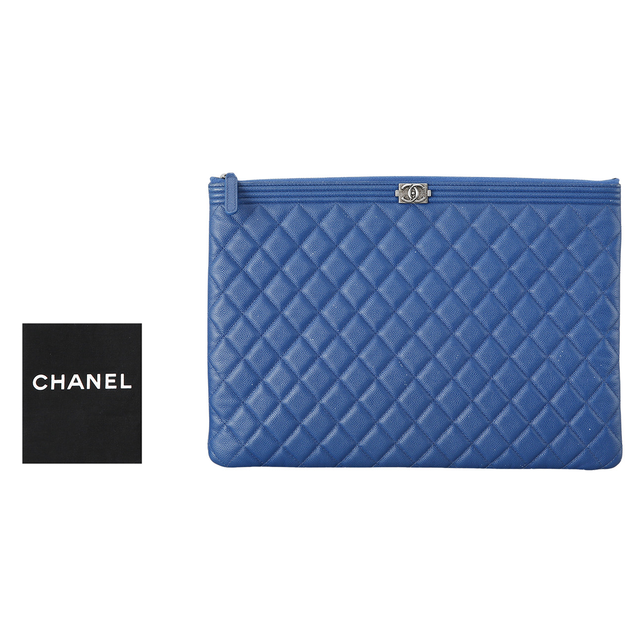 CHANEL(USED)샤넬 보이 클러치 라지