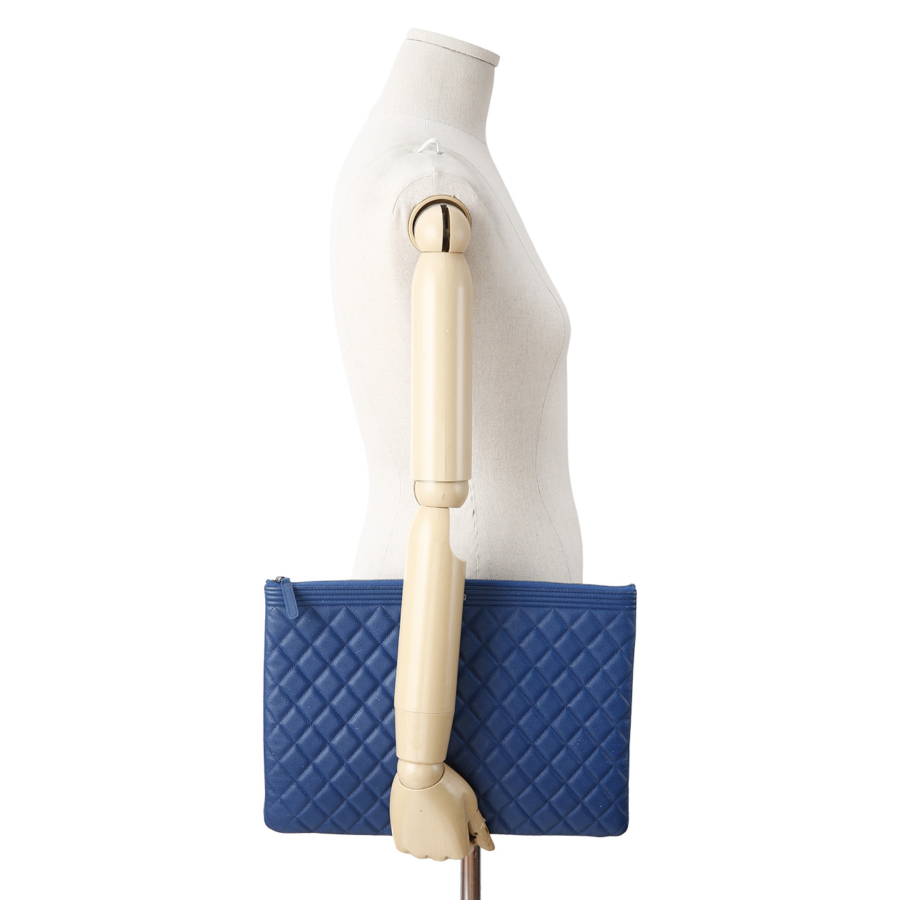 CHANEL(USED)샤넬 보이 클러치 라지