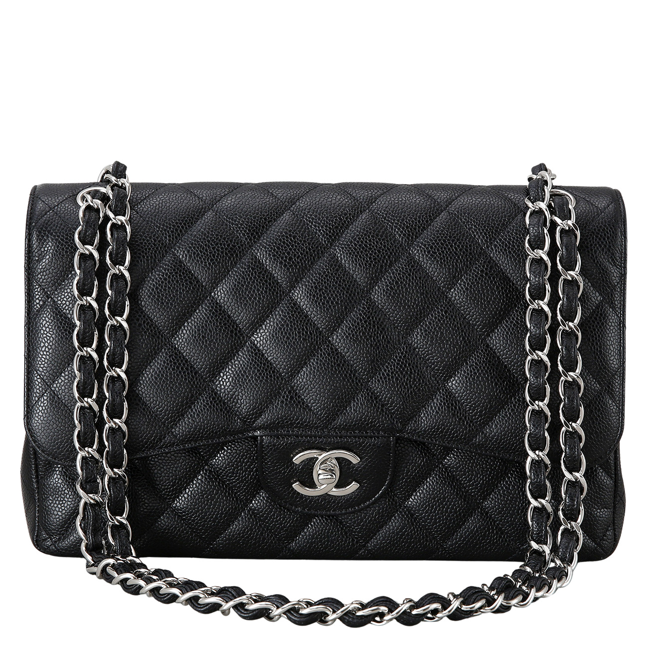 CHANEL(USED)샤넬 캐비어 클래식 라지 플랩백