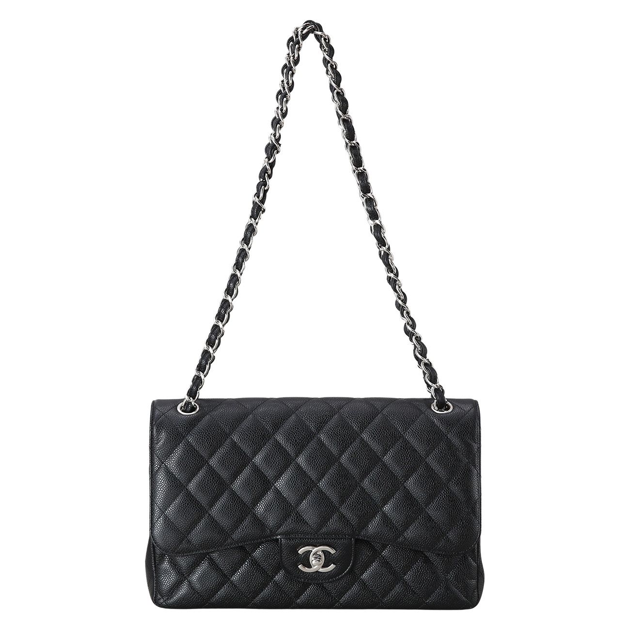 CHANEL(USED)샤넬 캐비어 클래식 라지 플랩백