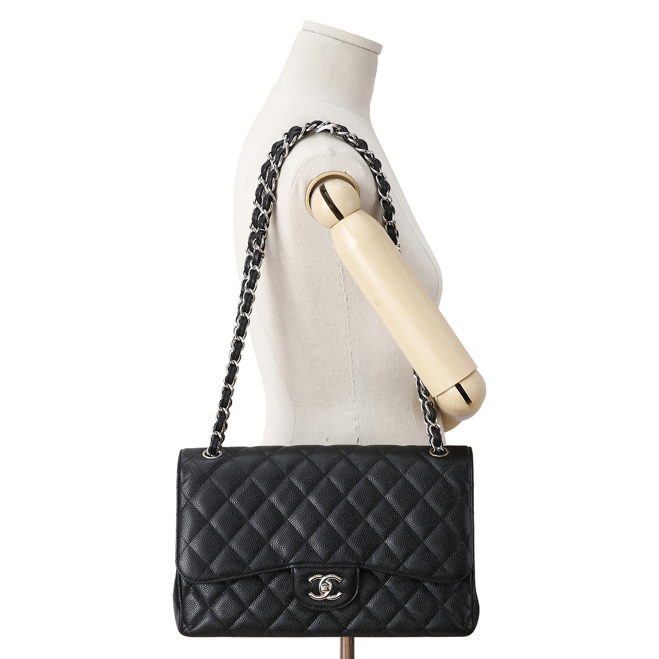 CHANEL(USED)샤넬 캐비어 클래식 라지 플랩백