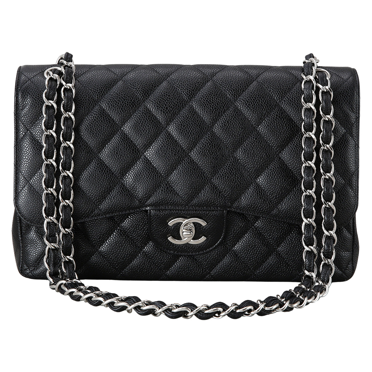 CHANEL(USED)샤넬 캐비어 클래식 라지 플랩백