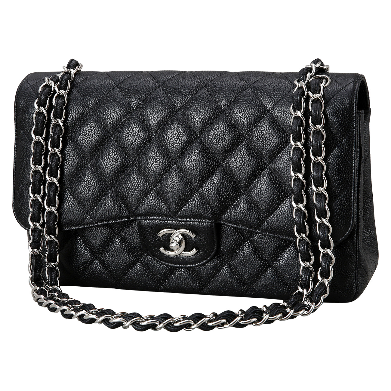 CHANEL(USED)샤넬 캐비어 클래식 라지 플랩백