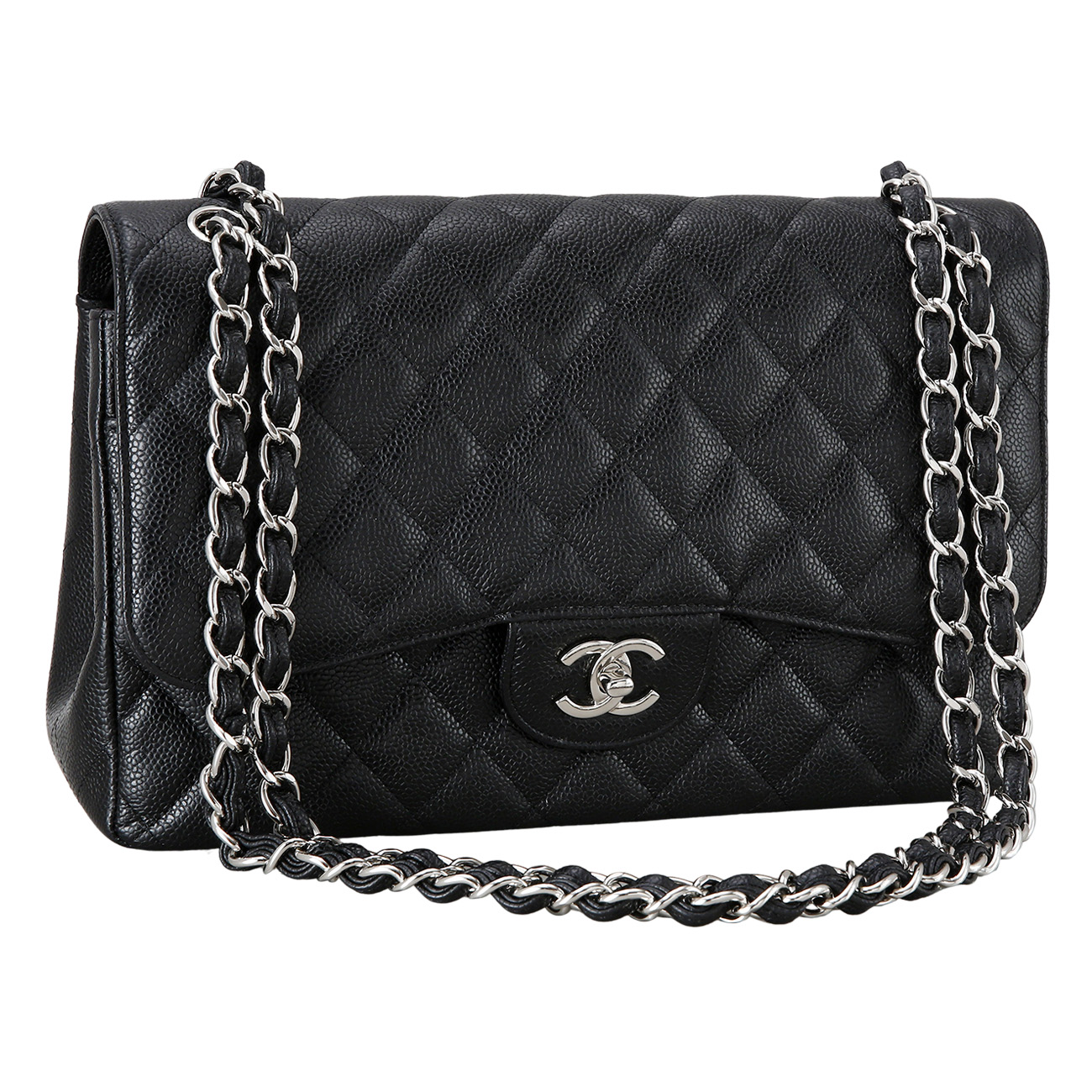 CHANEL(USED)샤넬 캐비어 클래식 라지 플랩백
