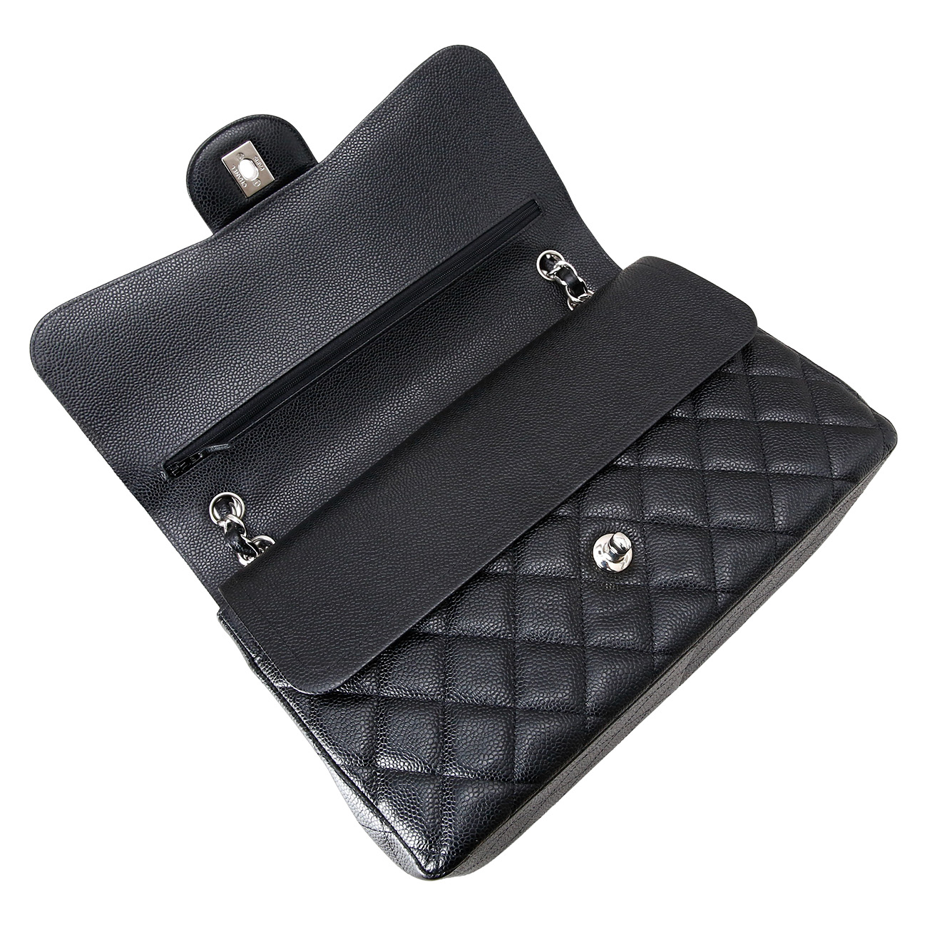 CHANEL(USED)샤넬 캐비어 클래식 라지 플랩백