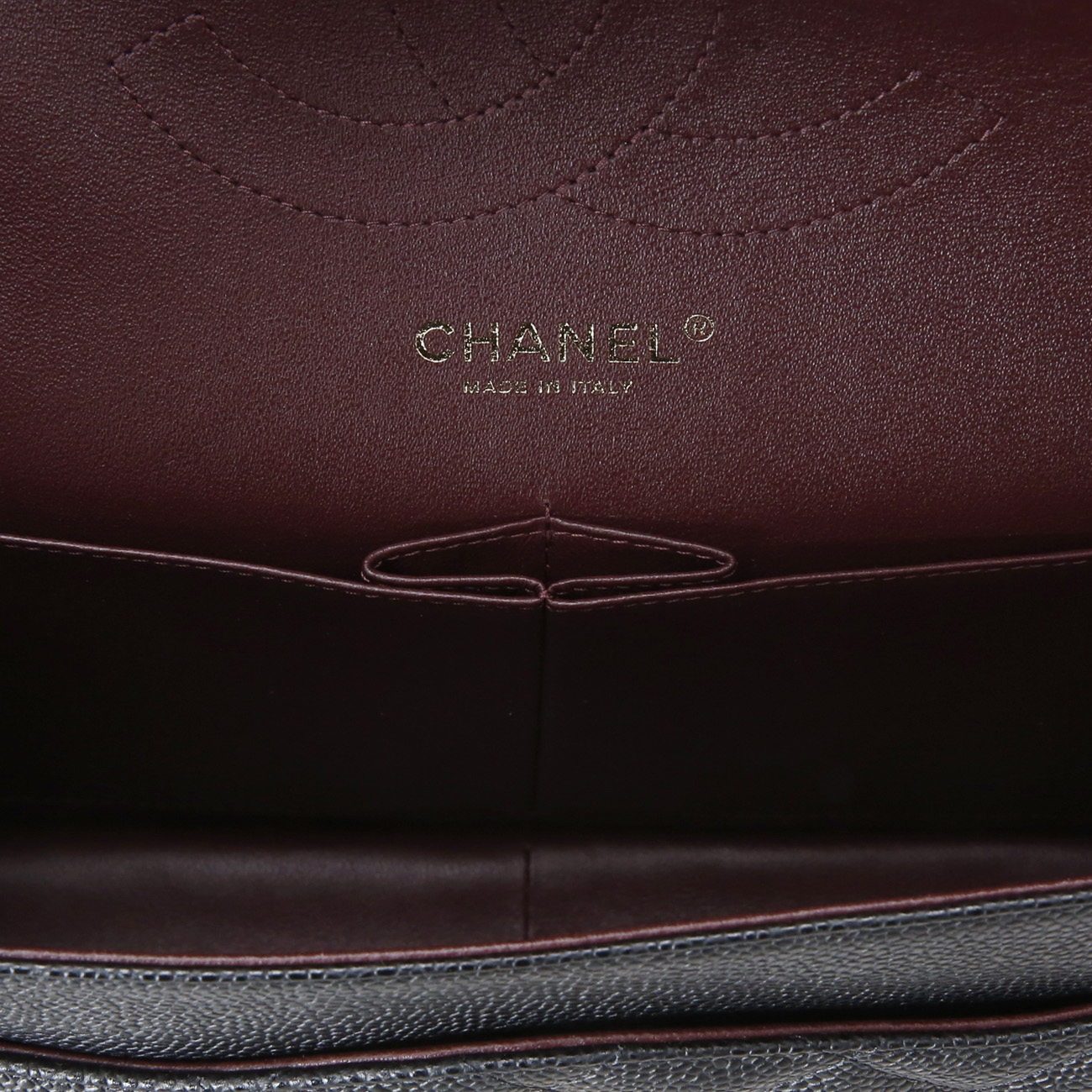 CHANEL(USED)샤넬 클래식 캐비어 점보 블랙