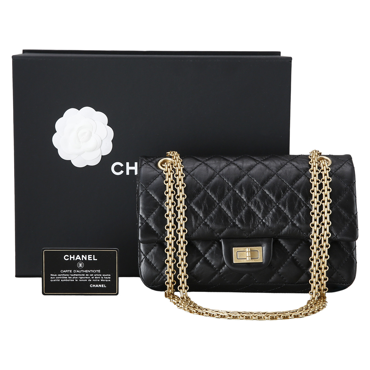 CHANEL(USED)샤넬 2.55 빈티지 미듐 플랩백