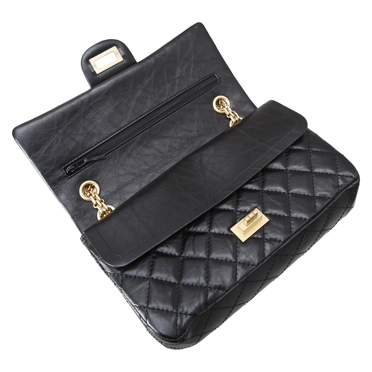 CHANEL(USED)샤넬 2.55 빈티지 미듐 플랩백