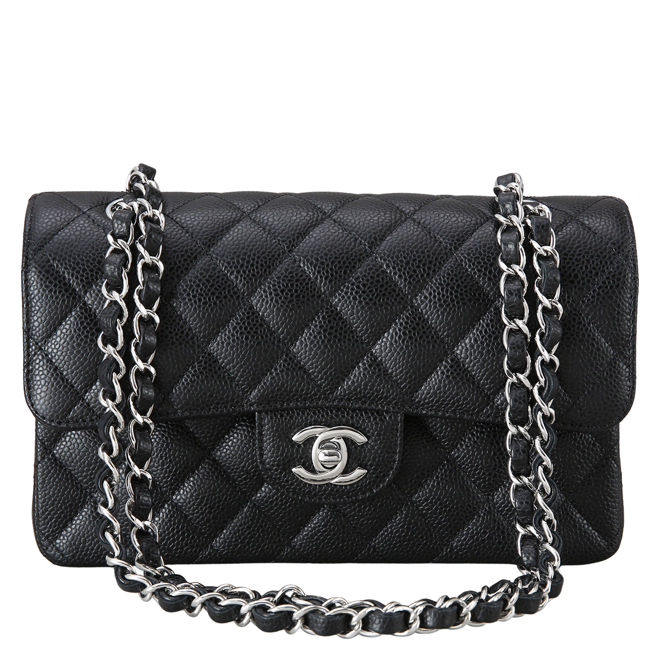 CHANEL(USED)샤넬 캐비어 클래식 스몰 플랩백