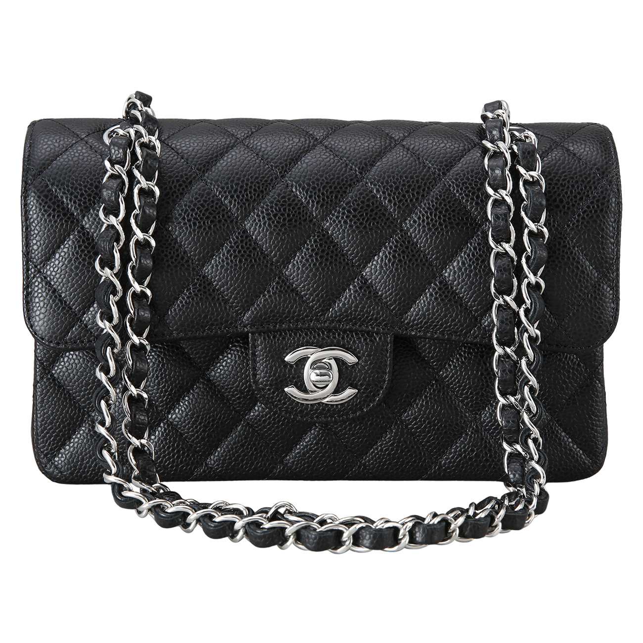 CHANEL(USED)샤넬 캐비어 클래식 스몰 플랩백