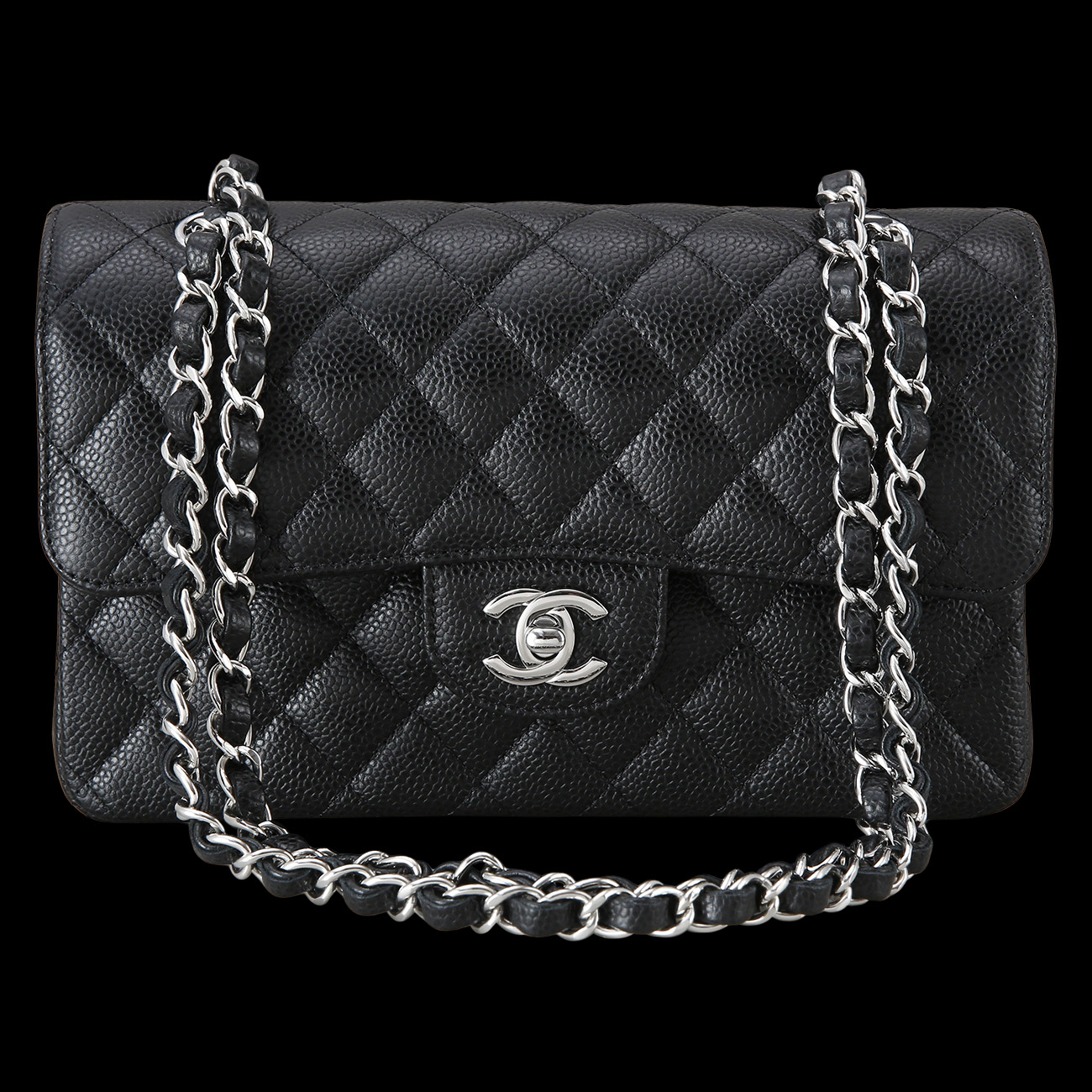 CHANEL(USED)샤넬 캐비어 클래식 스몰 플랩백