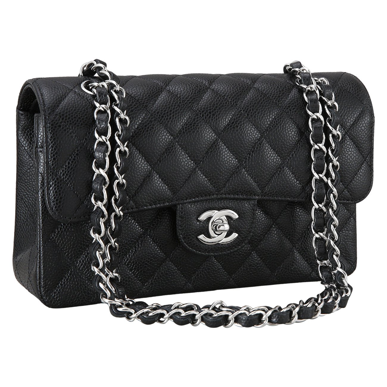 CHANEL(USED)샤넬 캐비어 클래식 스몰 플랩백