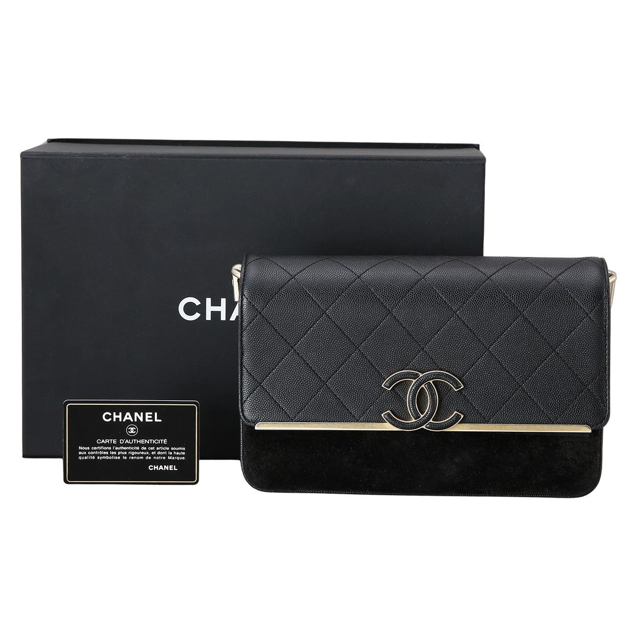 CHANEL(USED)샤넬 시즌 CC로고 플랩백