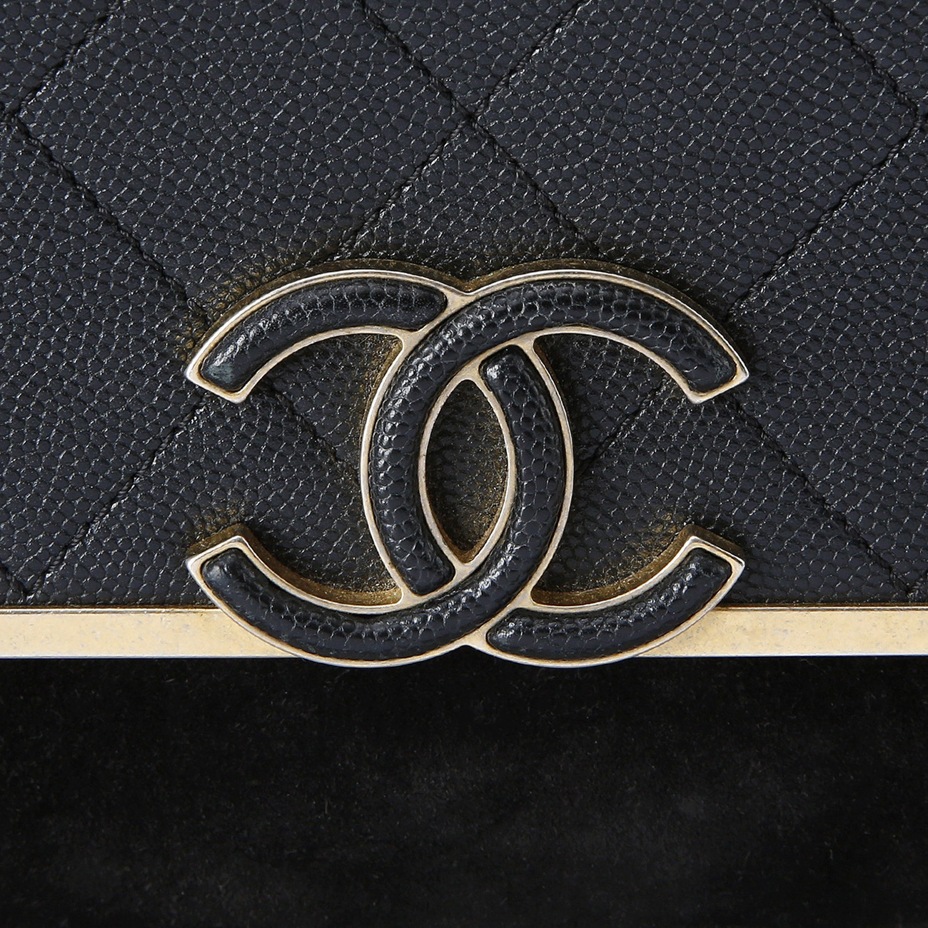 CHANEL(USED)샤넬 시즌 CC로고 플랩백