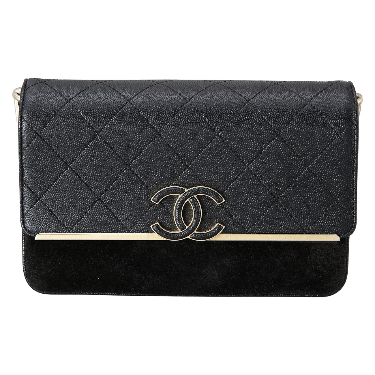 CHANEL(USED)샤넬 시즌 CC로고 플랩백