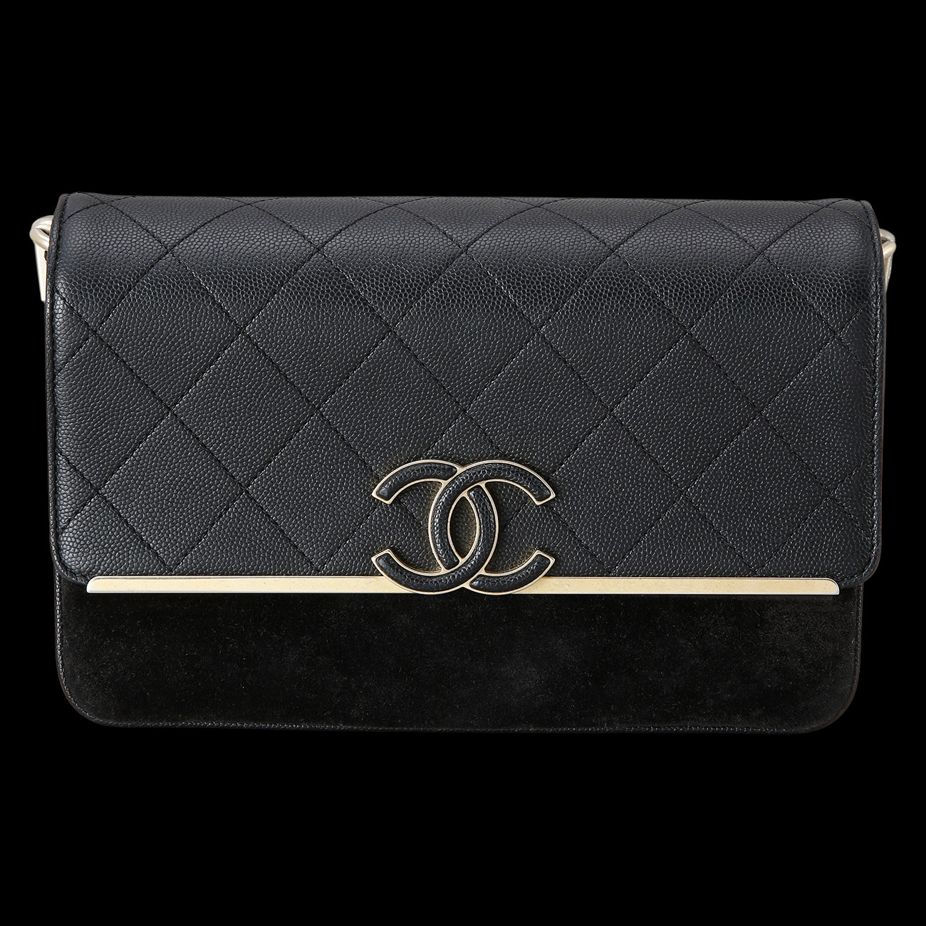 CHANEL(USED)샤넬 시즌 CC로고 플랩백
