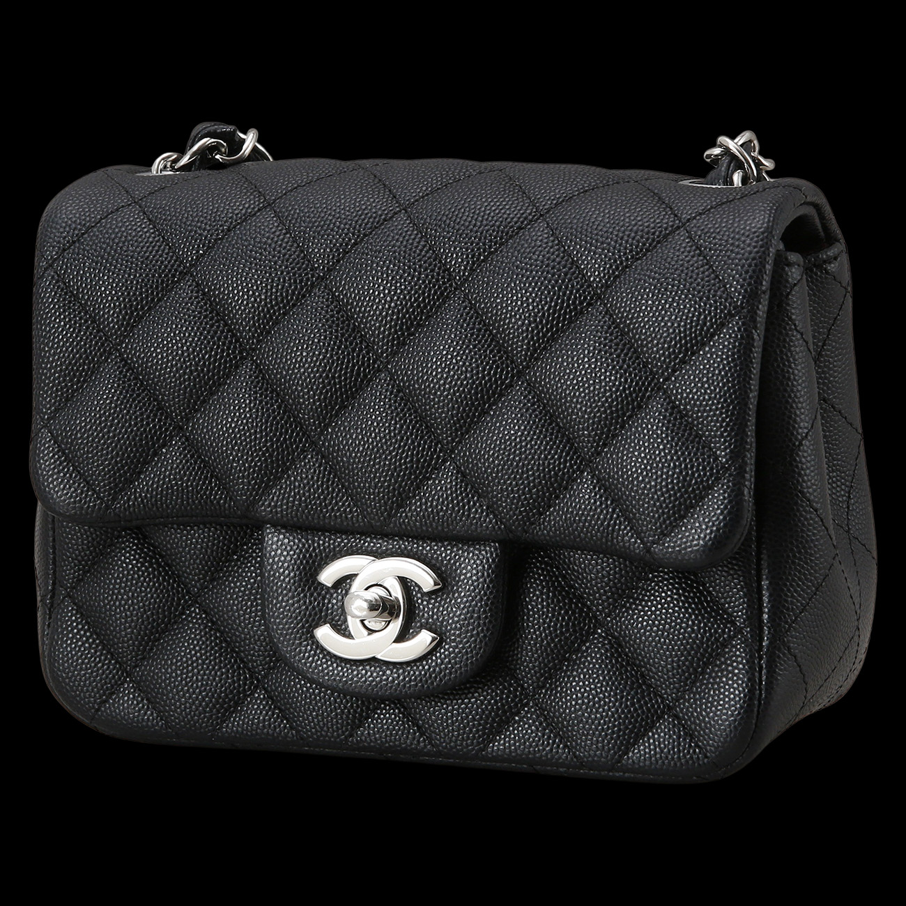CHANEL(USED)샤넬 캐비어 클래식 쁘띠삭