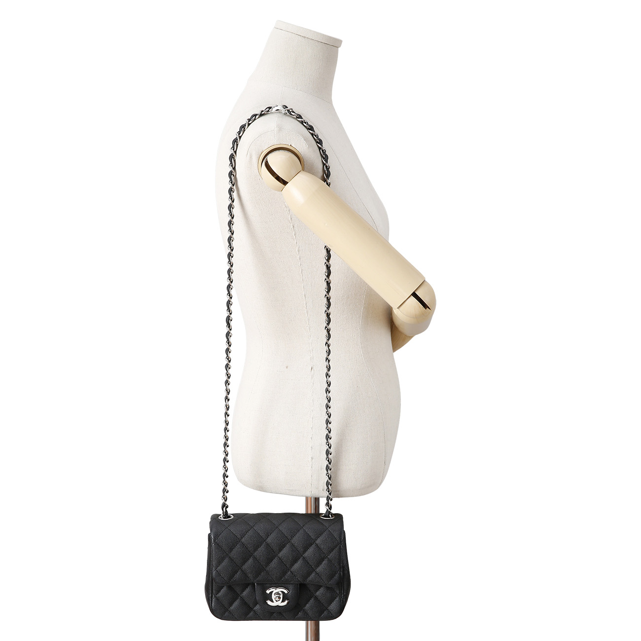 CHANEL(USED)샤넬 캐비어 클래식 쁘띠삭