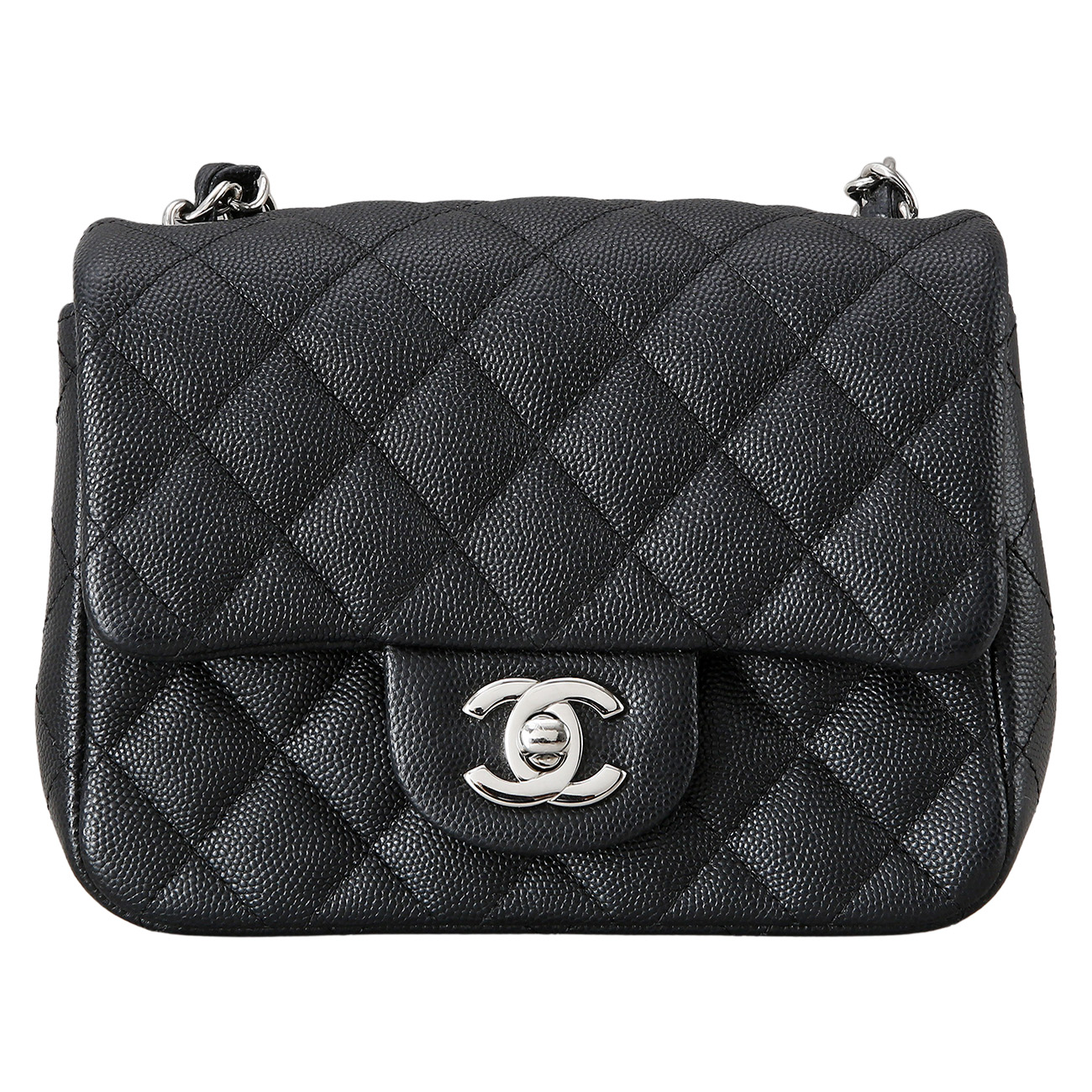 CHANEL(USED)샤넬 캐비어 클래식 쁘띠삭