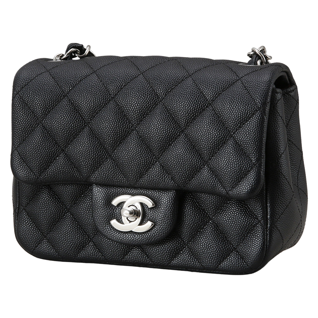 CHANEL(USED)샤넬 캐비어 클래식 쁘띠삭