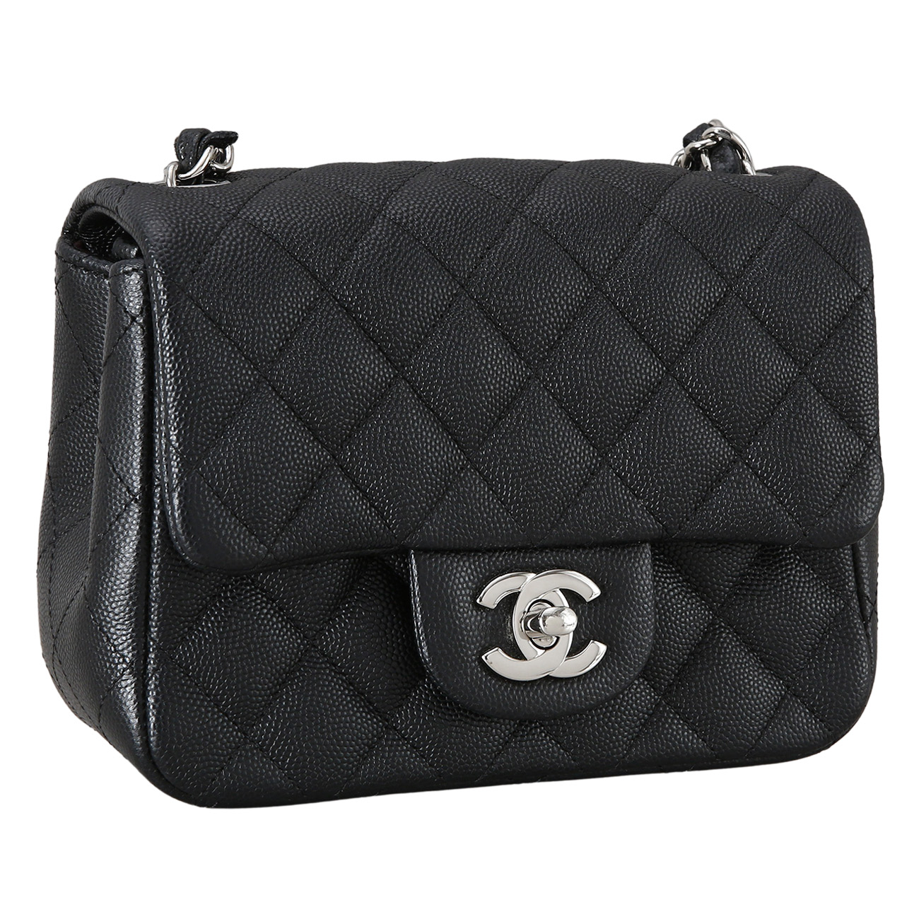 CHANEL(USED)샤넬 캐비어 클래식 쁘띠삭