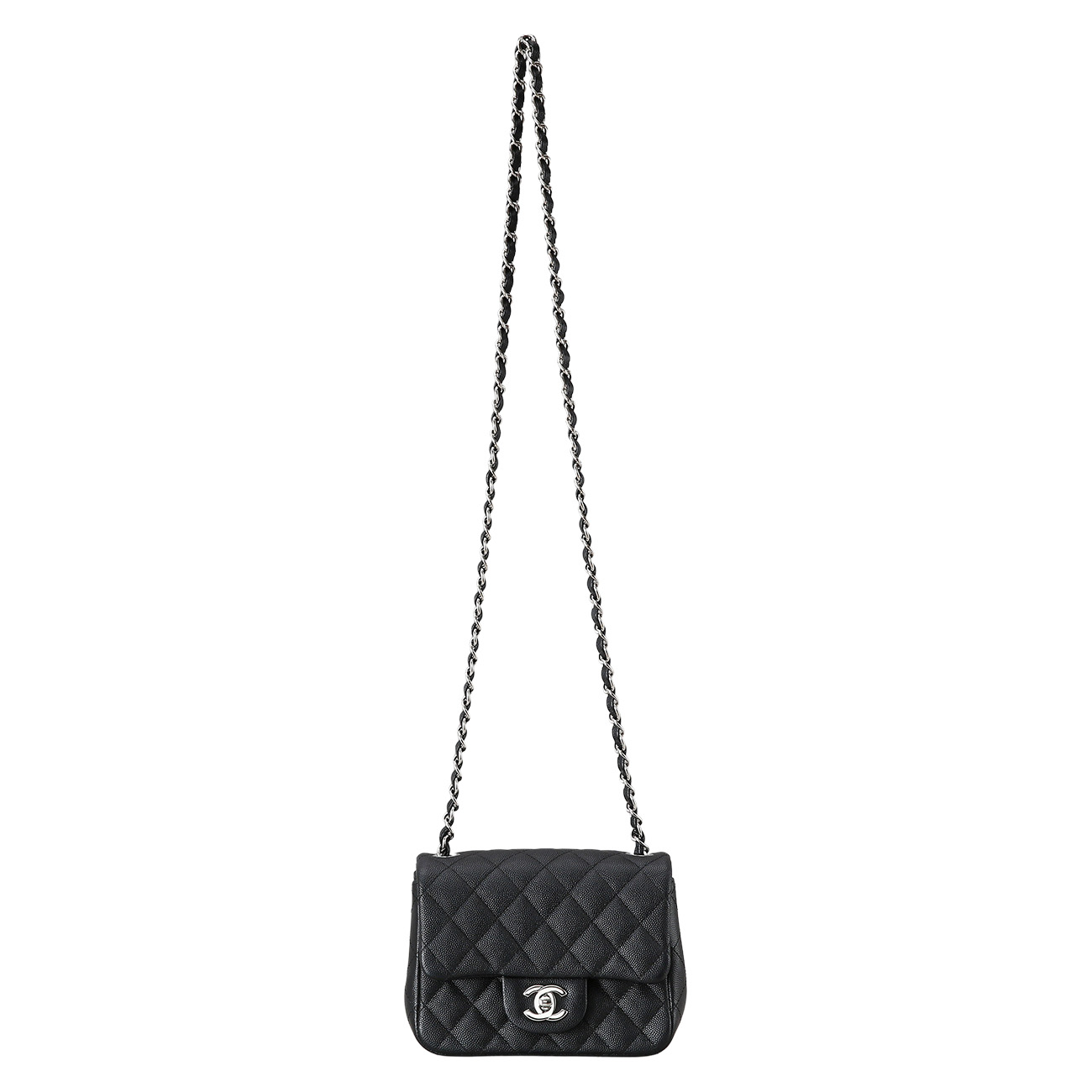 CHANEL(USED)샤넬 캐비어 클래식 쁘띠삭