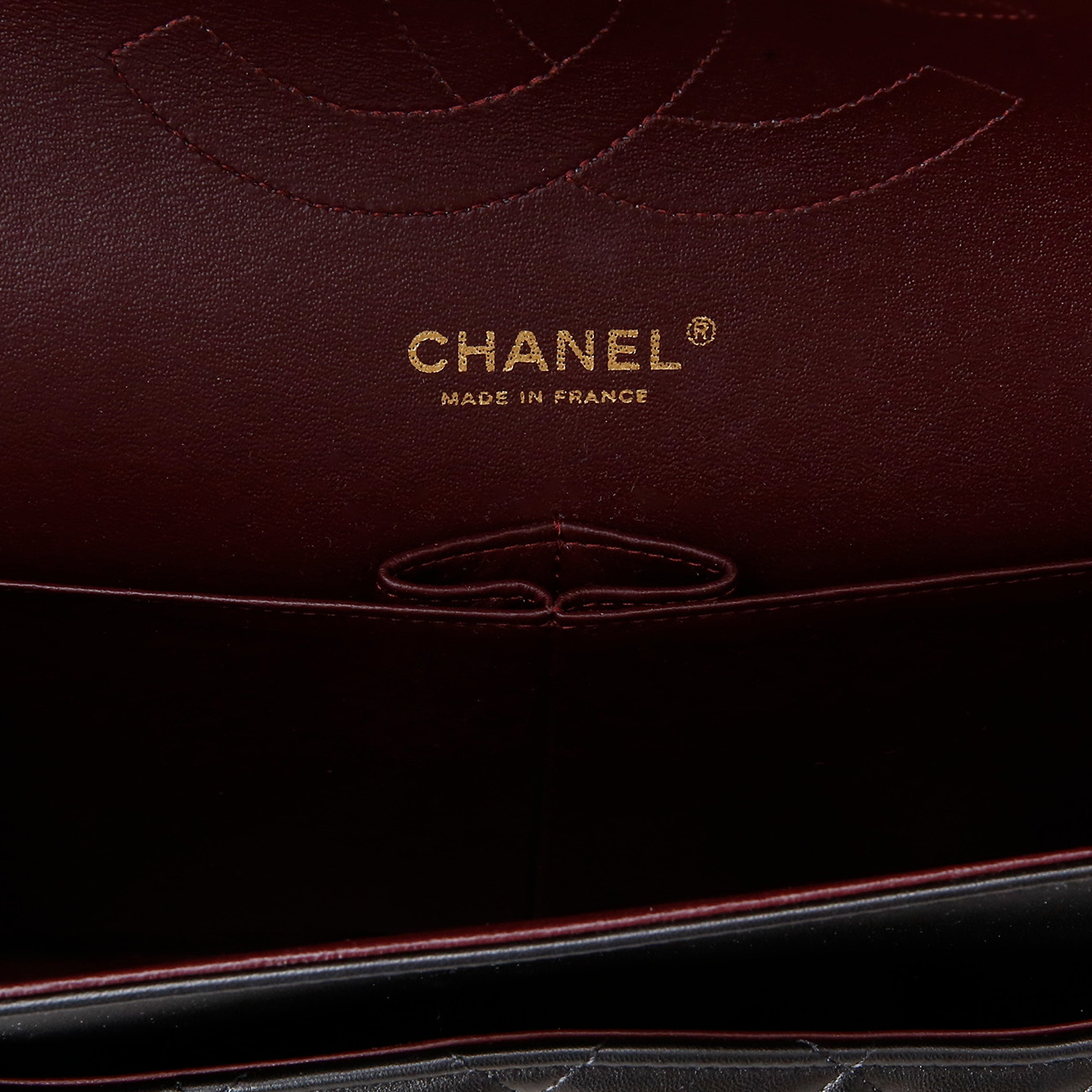 CHANEL(USED)샤넬 클래식 램스킨 점보 블랙 금장