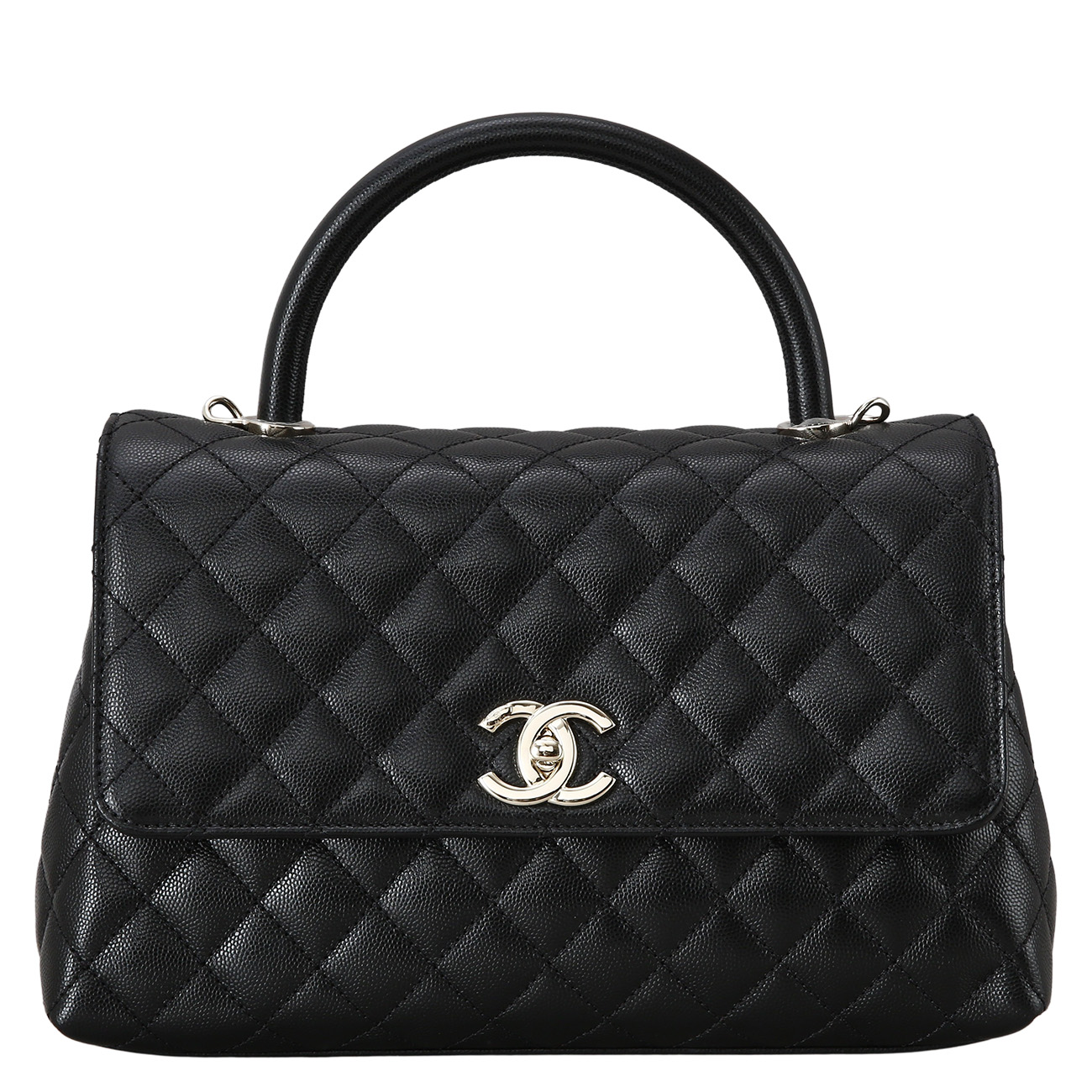 CHANEL(USED)샤넬 캐비어 코코핸들 미듐