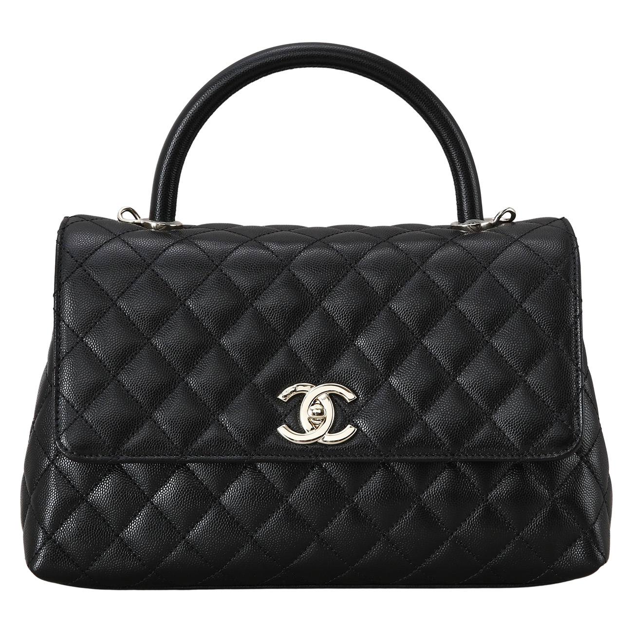 CHANEL(USED)샤넬 캐비어 코코핸들 미듐