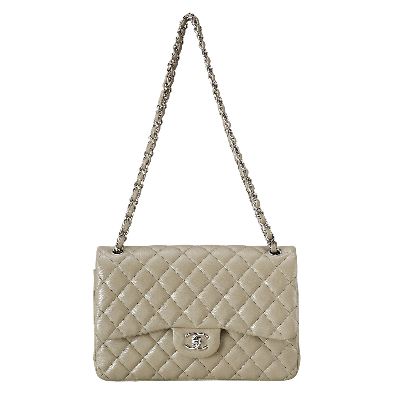 CHANEL(USED)샤넬 캐비어 클래식 라지 플랩백