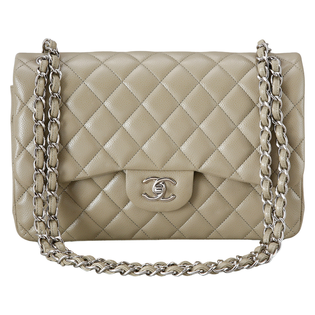 CHANEL(USED)샤넬 캐비어 클래식 라지 플랩백