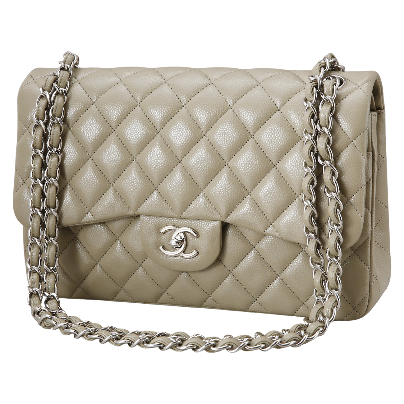CHANEL(USED)샤넬 캐비어 클래식 라지 플랩백