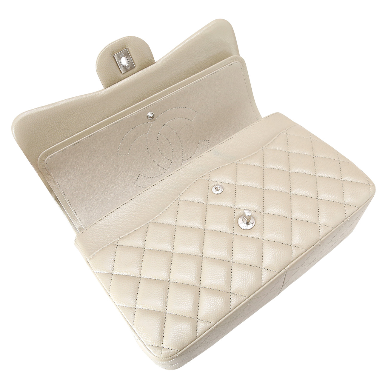 CHANEL(USED)샤넬 캐비어 클래식 라지 플랩백