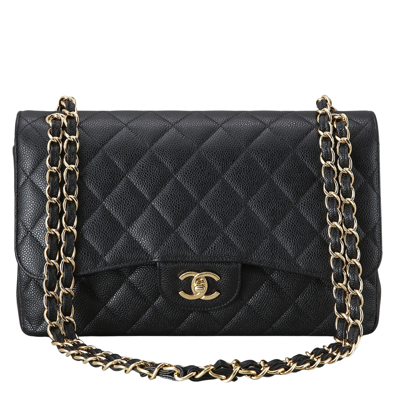CHANEL(USED)샤넬 캐비어 클래식 라지 플랩백