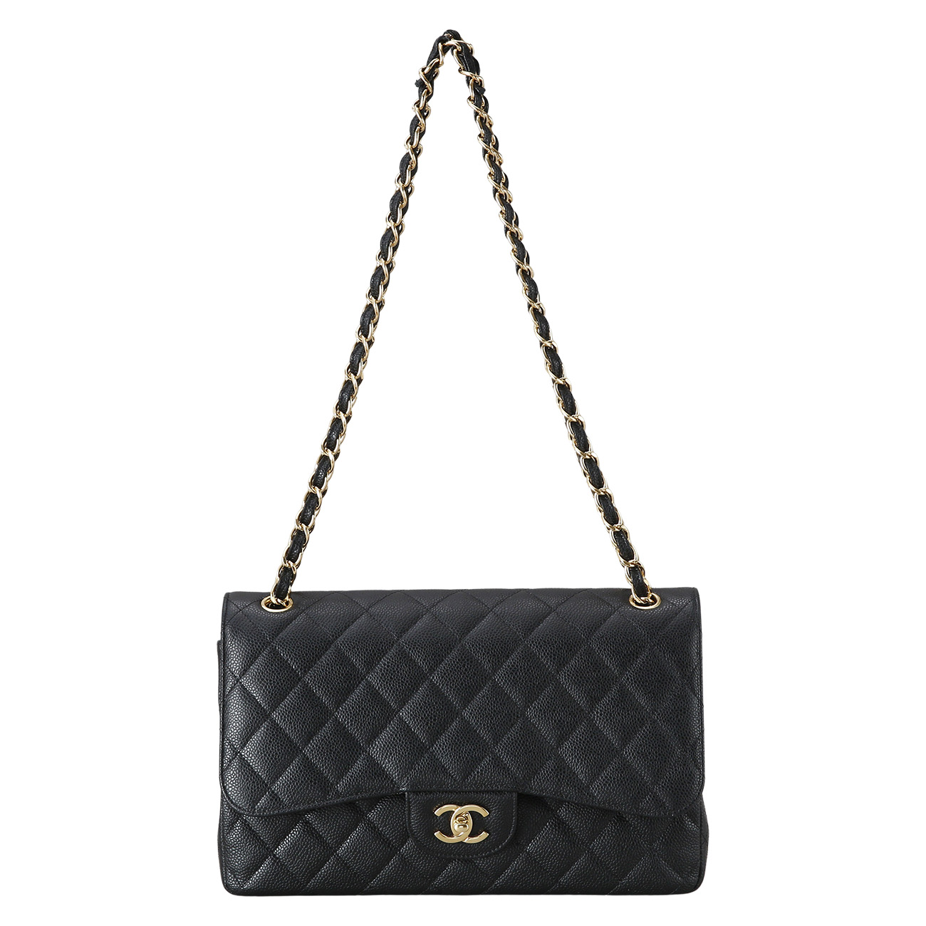 CHANEL(USED)샤넬 캐비어 클래식 라지 플랩백