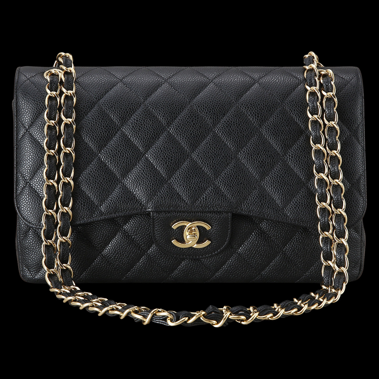 CHANEL(USED)샤넬 캐비어 클래식 라지 플랩백