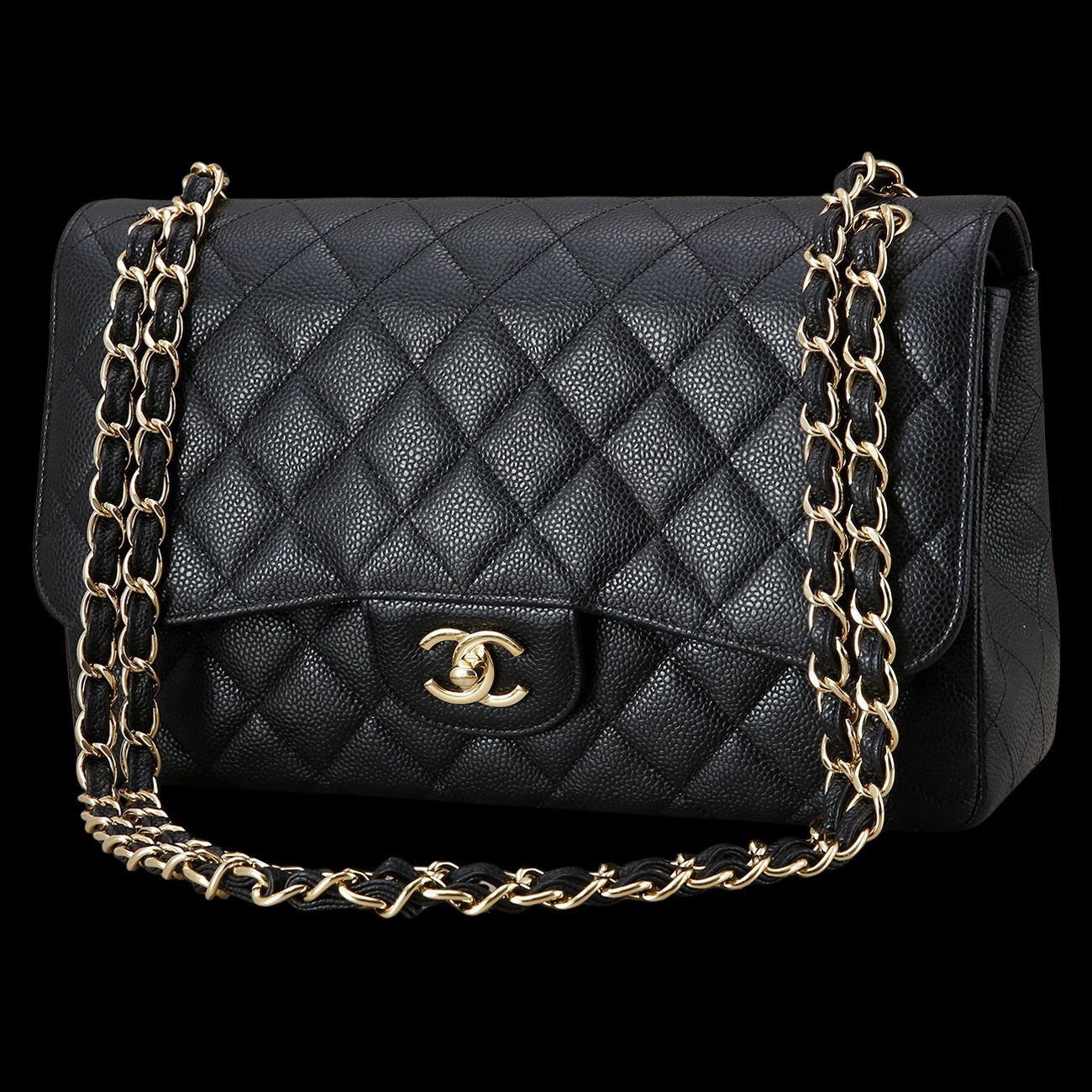 CHANEL(USED)샤넬 캐비어 클래식 라지 플랩백