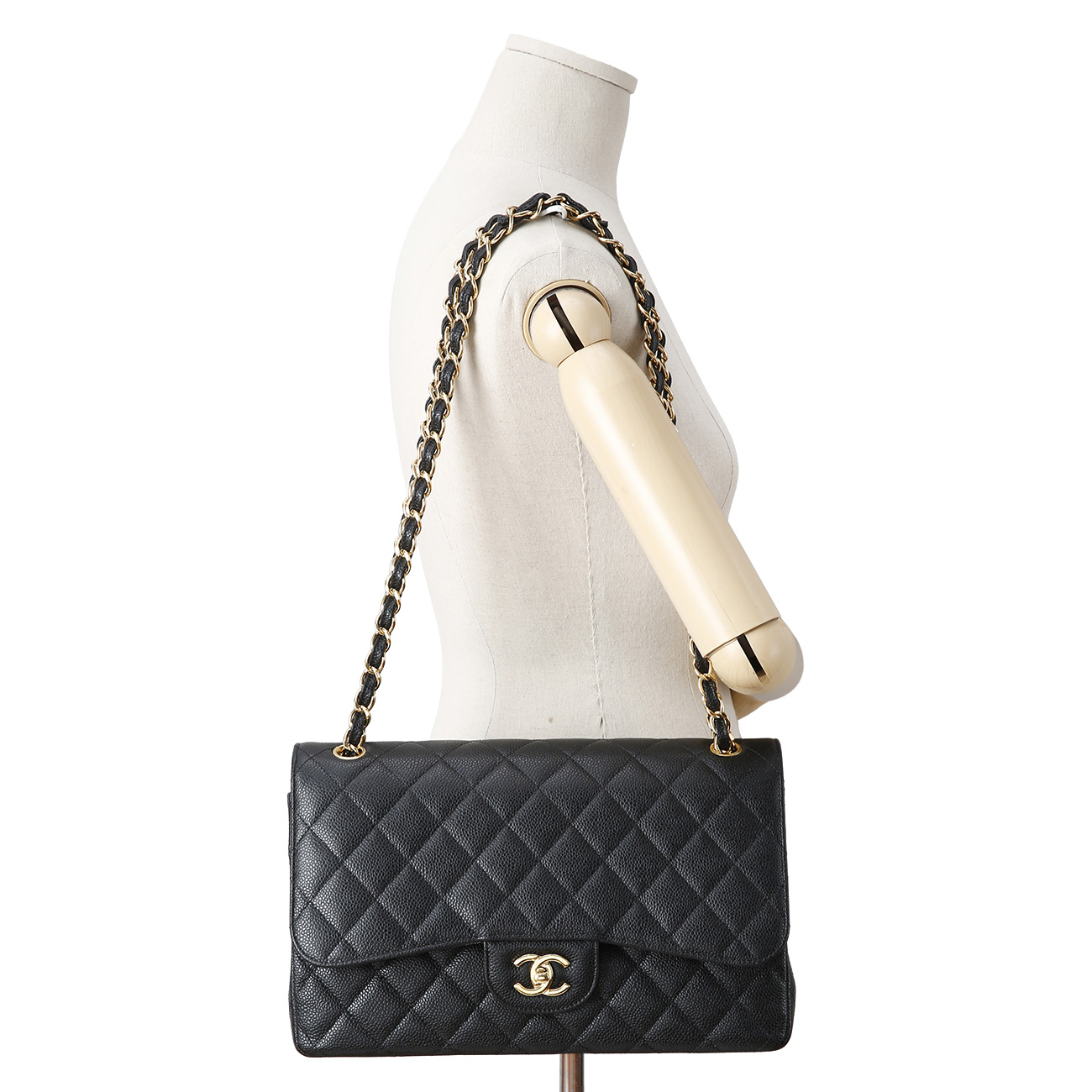 CHANEL(USED)샤넬 캐비어 클래식 라지 플랩백