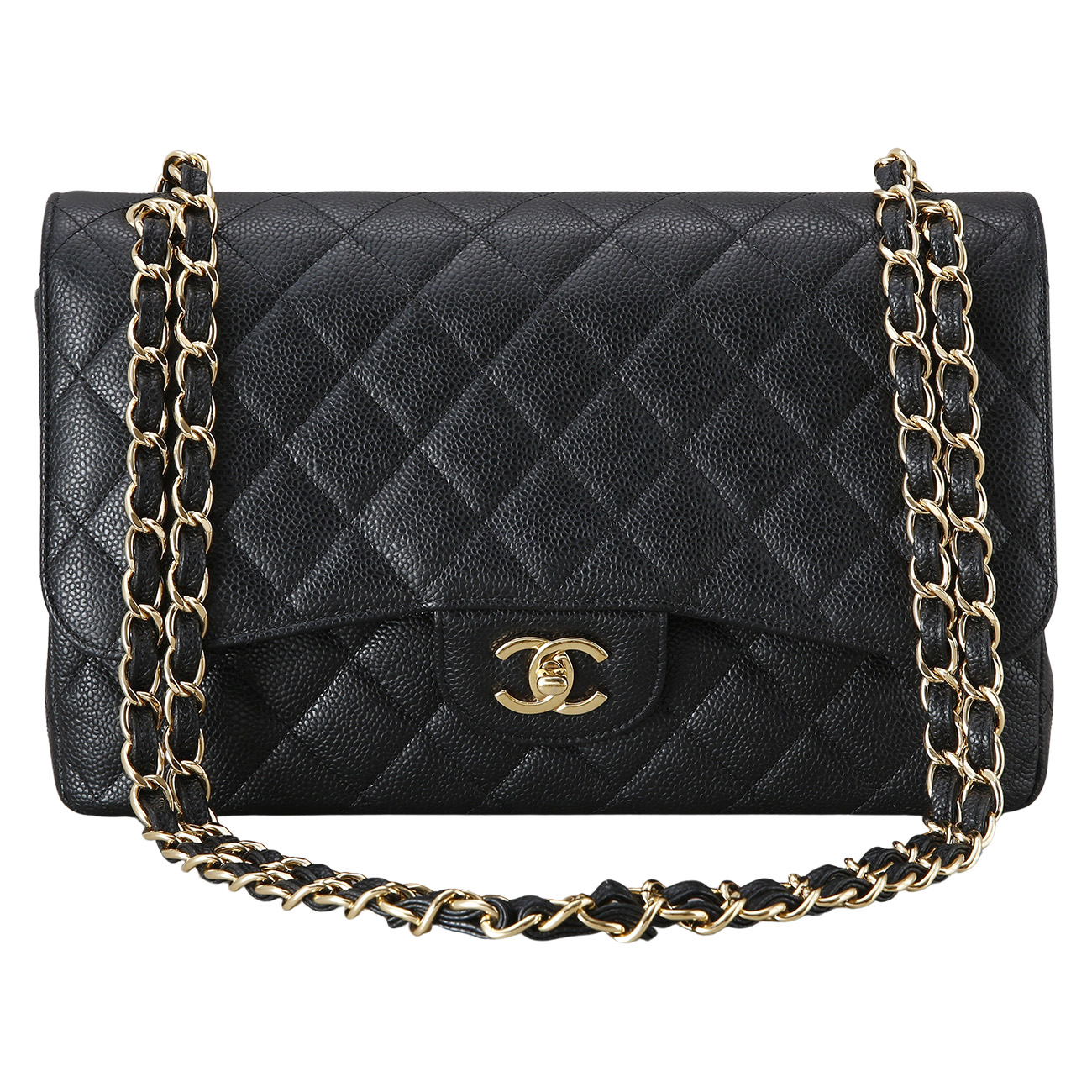 CHANEL(USED)샤넬 캐비어 클래식 라지 플랩백