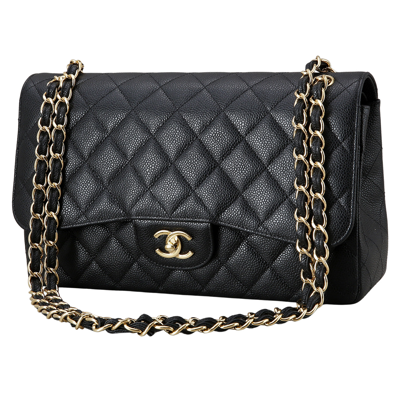 CHANEL(USED)샤넬 캐비어 클래식 라지 플랩백