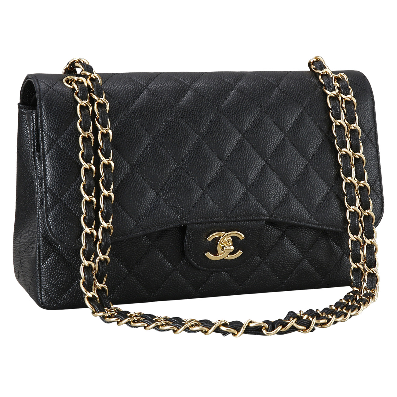 CHANEL(USED)샤넬 캐비어 클래식 라지 플랩백