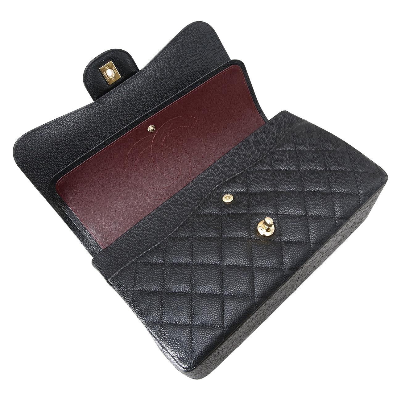 CHANEL(USED)샤넬 캐비어 클래식 라지 플랩백