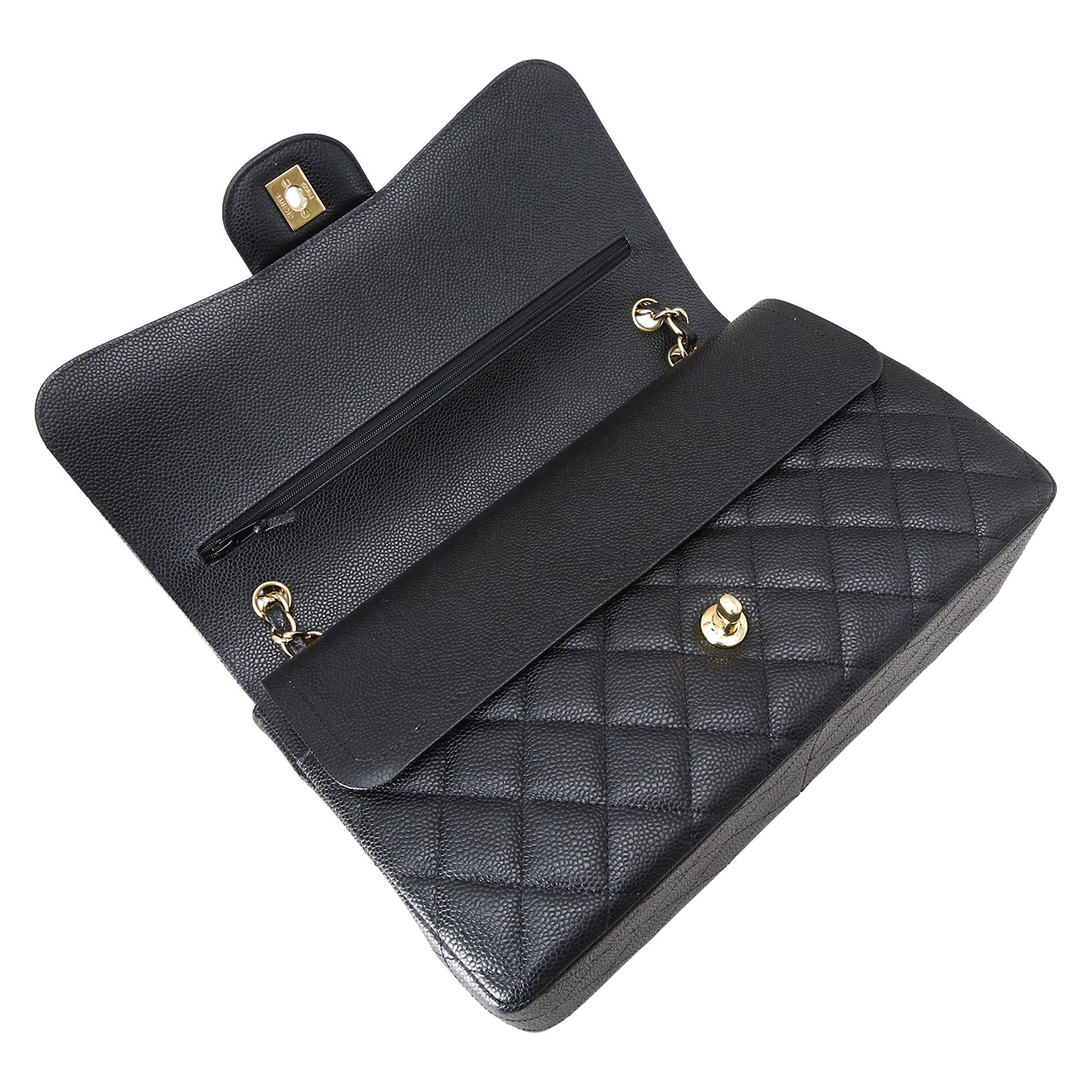 CHANEL(USED)샤넬 캐비어 클래식 라지 플랩백