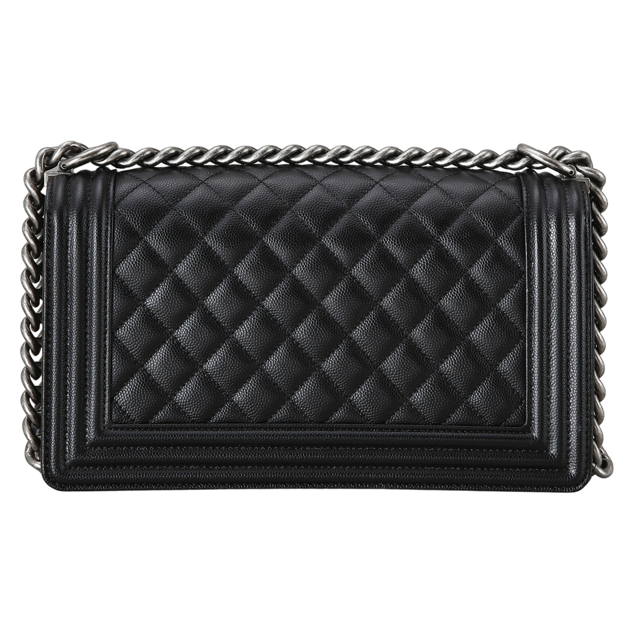 CHANEL(USED)샤넬 캐비어 보이샤넬 미듐
