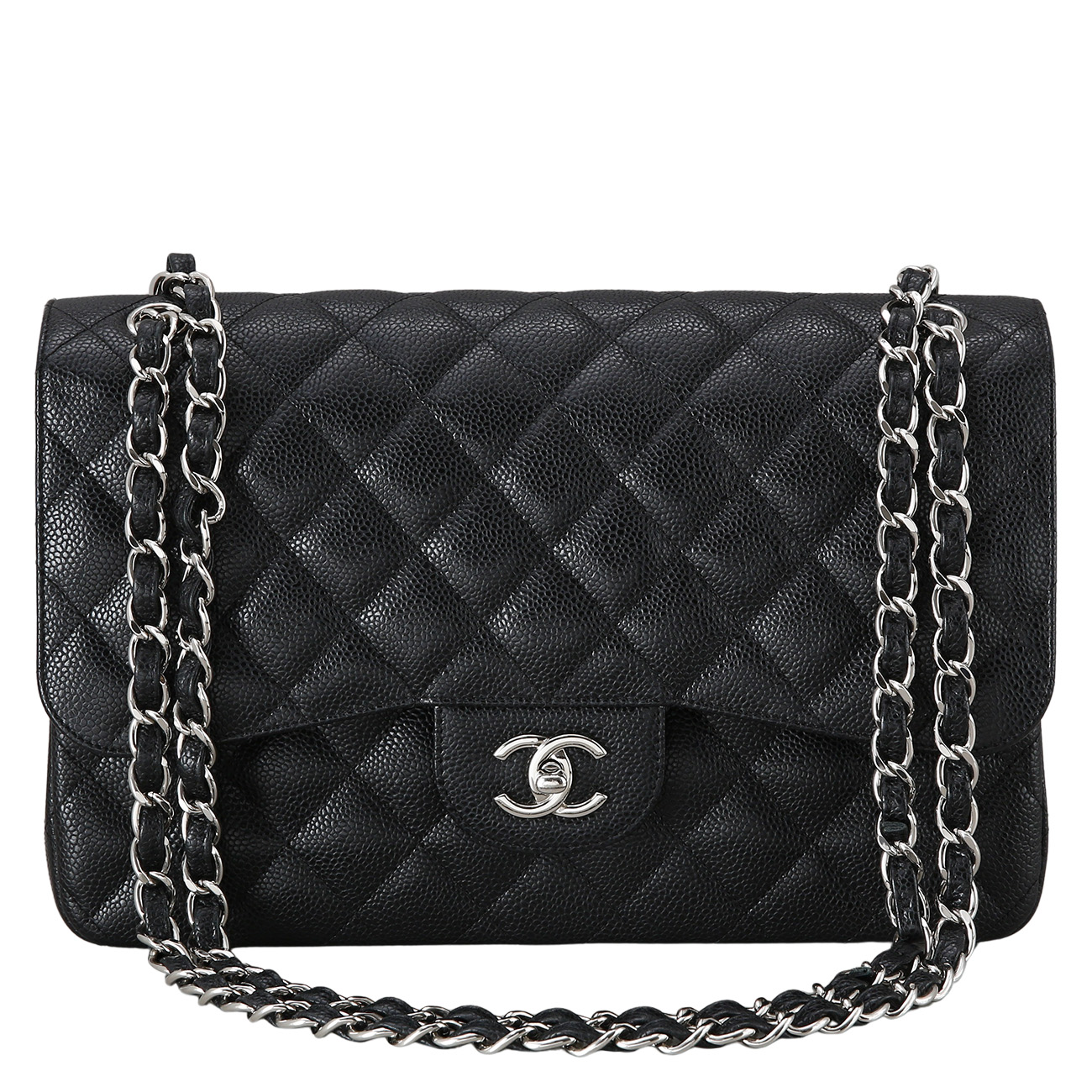 CHANEL(USED)샤넬 캐비어 클래식 라지 플랩백