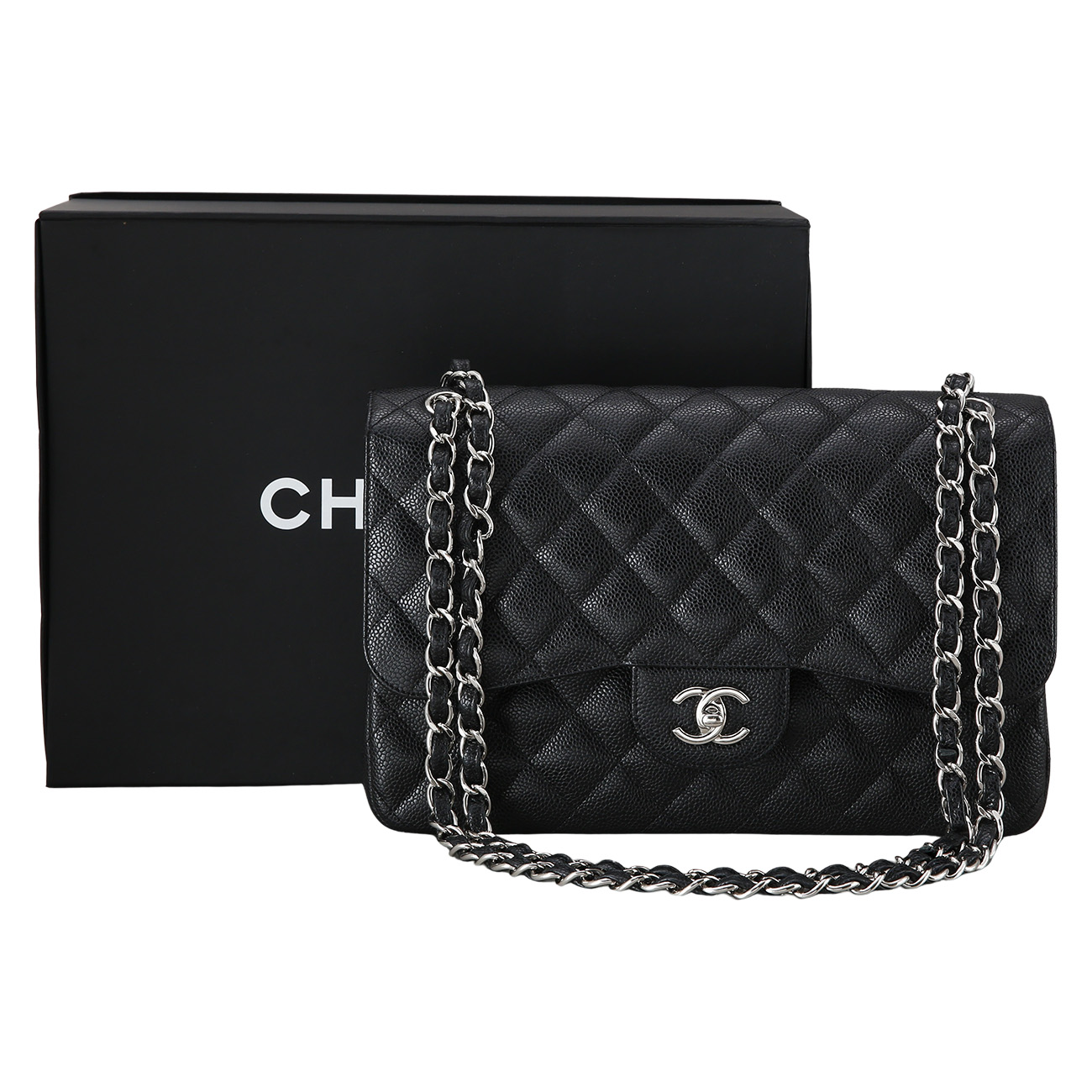 CHANEL(USED)샤넬 캐비어 클래식 라지 플랩백