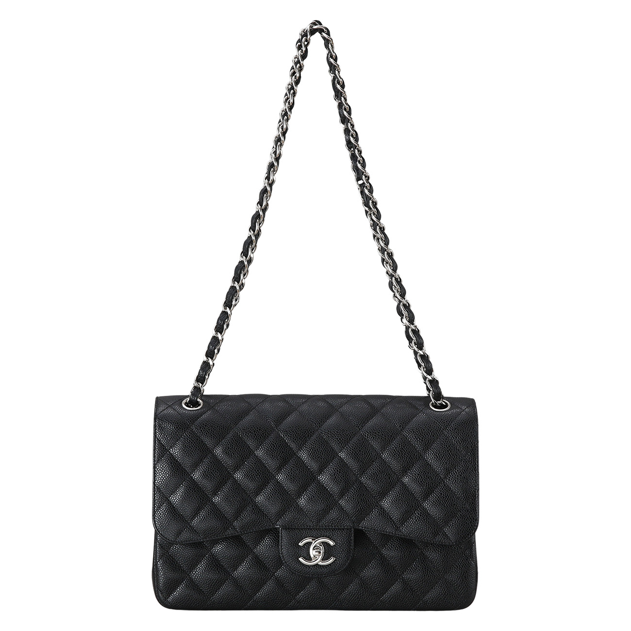 CHANEL(USED)샤넬 캐비어 클래식 라지 플랩백