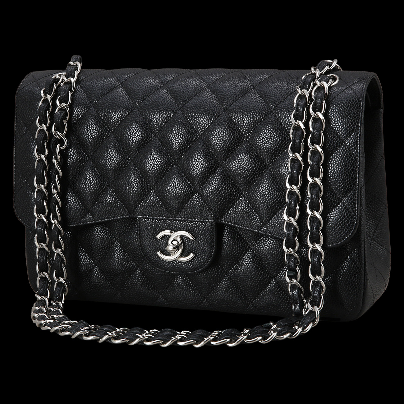 CHANEL(USED)샤넬 캐비어 클래식 라지 플랩백