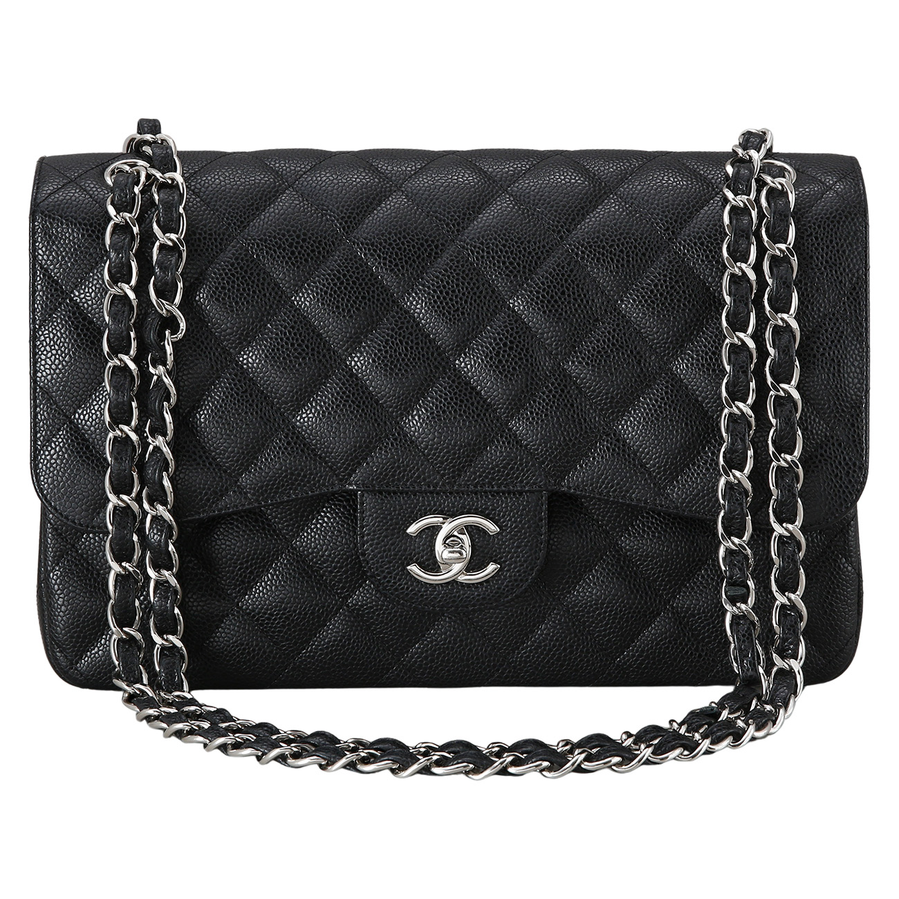 CHANEL(USED)샤넬 캐비어 클래식 라지 플랩백