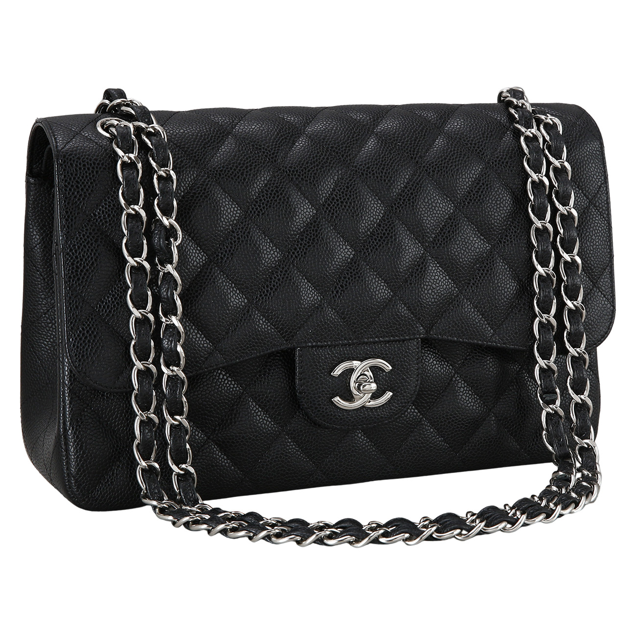 CHANEL(USED)샤넬 캐비어 클래식 라지 플랩백